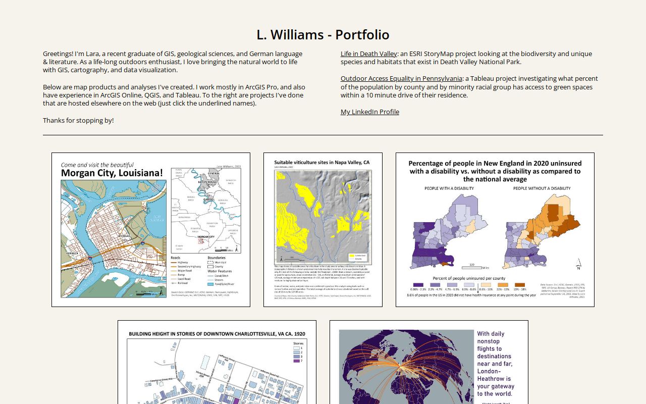 L. Williams - Portfolio